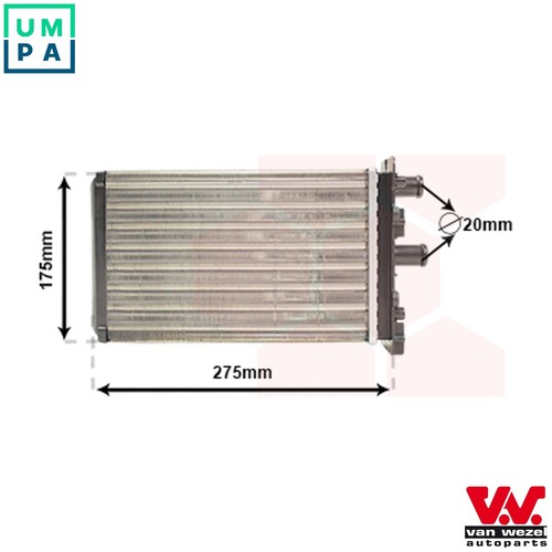 Heat exchanger interior - heat,