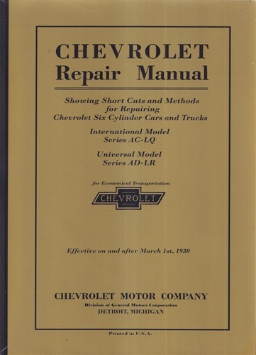 Best shop manual 1930 - shop,