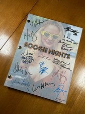 Boogie Nights Script Signed-