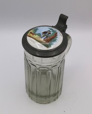 Beer Mug with Pewter Mount and