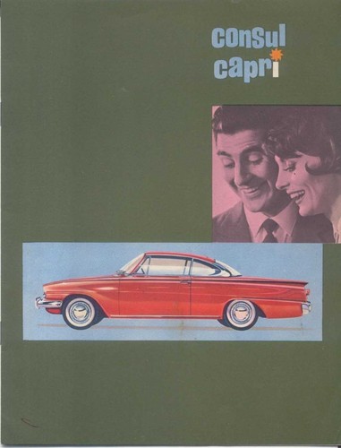 Ford consul capri - consul, 1961