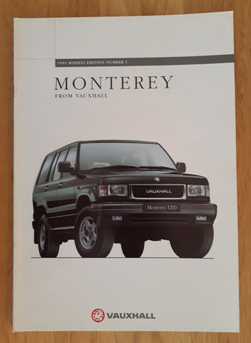 Vauxhall monterey brochure - vauxhall,