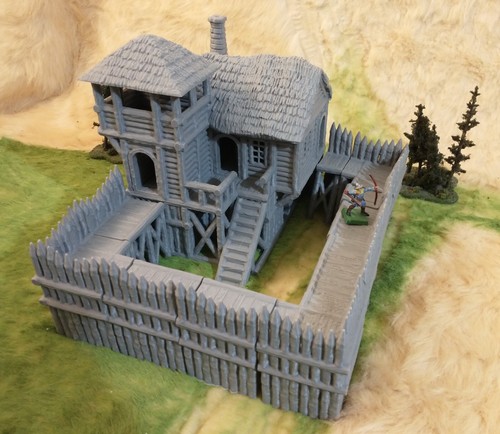 Log palisade colonial frontier - log,