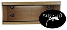 Repti-Life Vivarium 48x24x24 in Oak, 4ft vivarium