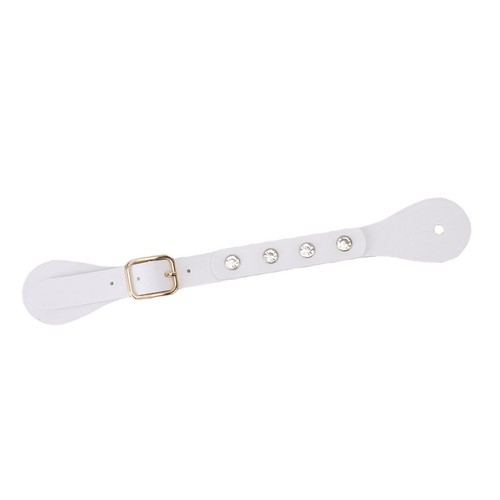 White rhinestone spur - white,