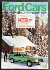 FORD CARS Sales Brochure Feb