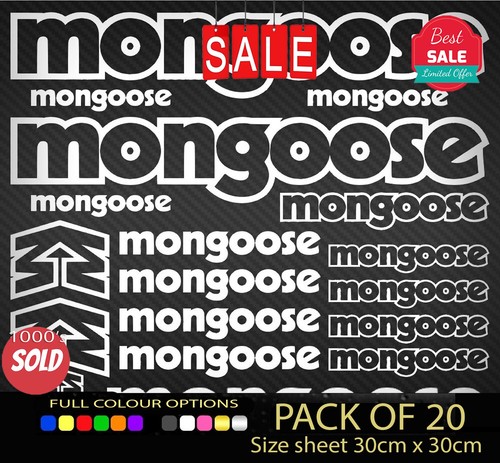 Mongoose vinyl decal - mongoose,