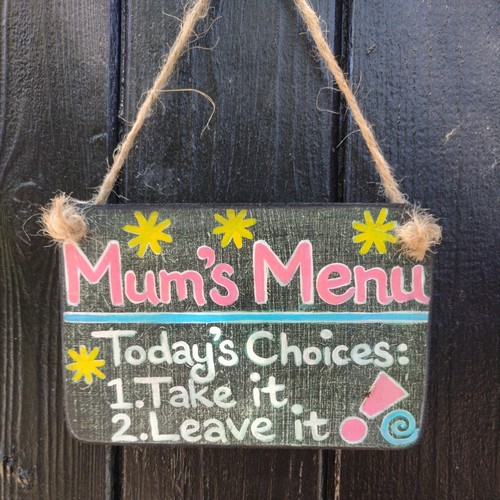 Mum menu funny handcrafted - mum's,