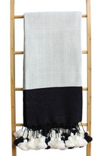 Moroccan Black White Wool