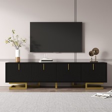 Black 160cm TV Stand Cabinet