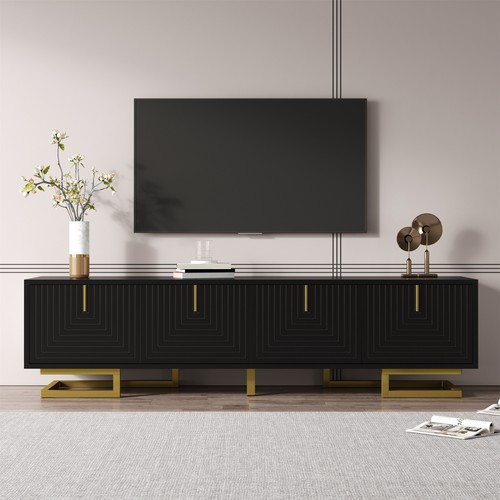Black 160cm stand - 160cm, tv
