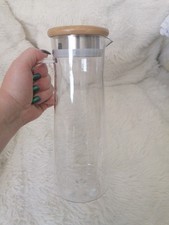 Plastic Jug Pitcher with Lid Tumblers Filter Water Juice Drinks Picnic Parties