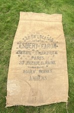 Vintage French Hessian Grain Sack extra large rare ￼