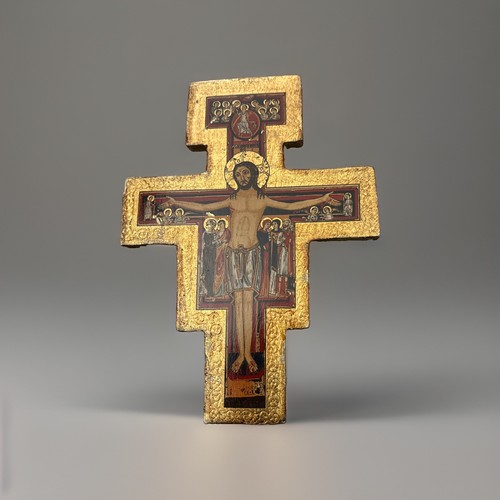Vintage hand painted icon - painted,