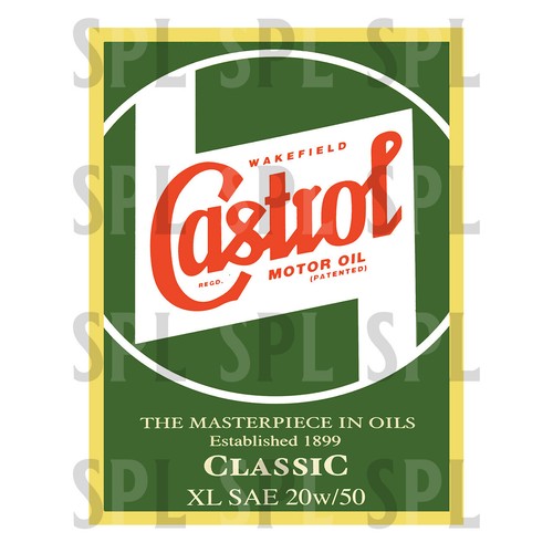 Castrol motor oil metal - castrol,