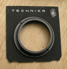 genuine  Linhof Technika Lens board  for compur 2 offset low hole 15mm top hat