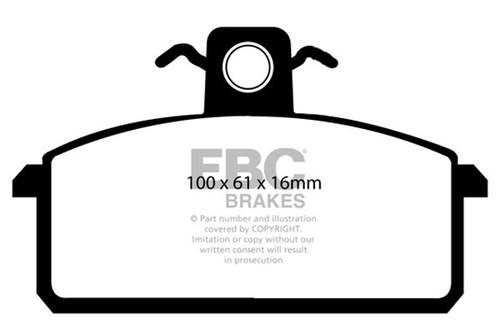 Ebc ultimax rear brake - brake, pads
