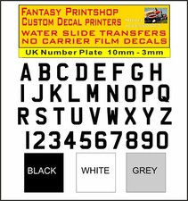 UK VEHICLE NUMBERS PLATES