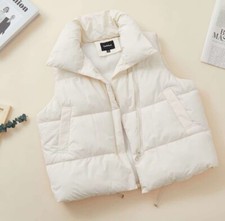 Women’s White Gilet vest