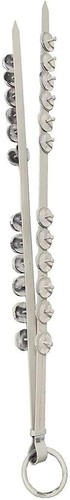 Steel inch silver chimta - 30,