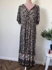Monsoon Boho Maxi Dress Size