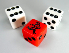 Monopoly Dice Set Including