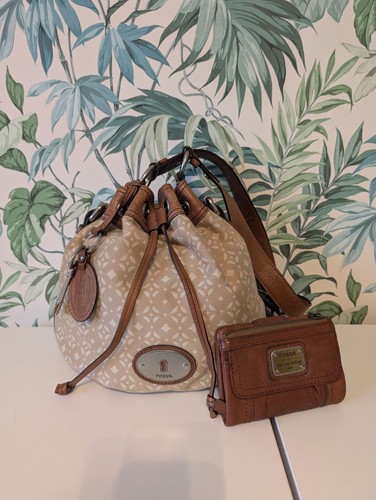 Fossil maddox canvas leather - fossil,