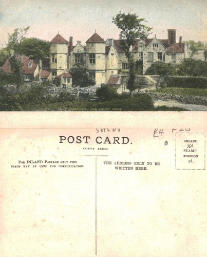 Vintage postcard madeley old - madeley,