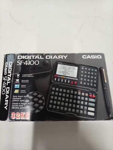 Casio 32kb digital diary - diary,