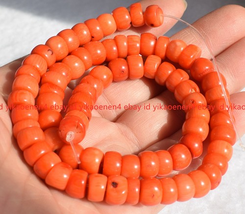 Genuine natural 6x10mm orange - genuine,