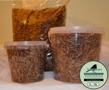 Dried Mealworms Premium Wild Bird Food Garden Treats 1L 2.5L 5L 10L