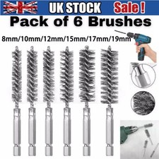 6 x Stainless Steel Wire Brush