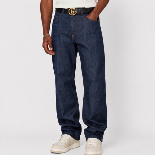 Gucci men jeans jacquard - men’s,