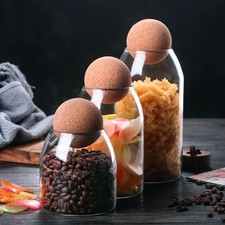 3x Tea Coffee Sugar Glass