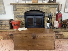 Old Antique Pine Chest