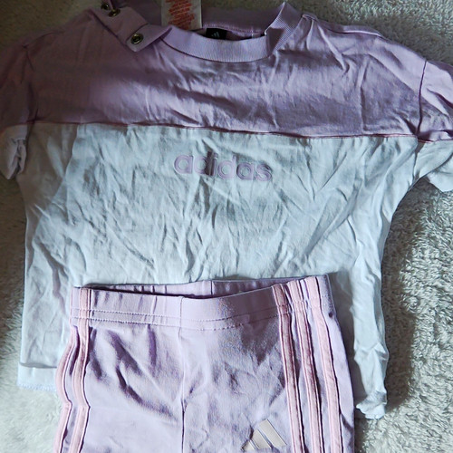 Adidas 2pc shirt shorts - t-shirt, &
