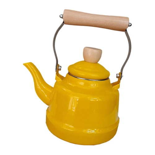 Enamel tea kettle teakettle - enamel,