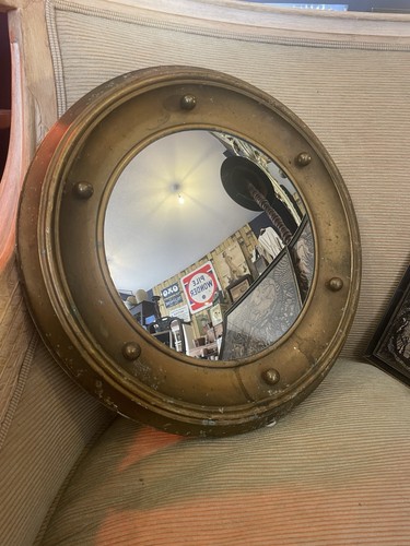 1930s gilt alloy framed convex - gilt,