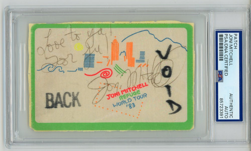 Joni mitchell signed - mitchell, ~
