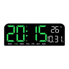 Desk Wall Clock Digital Alarm