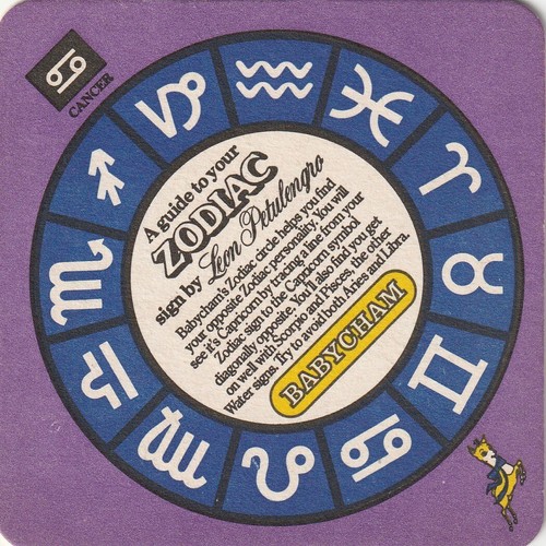 Beer mat babycham - beer,