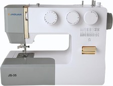 Jaguar JS-35 Sewing Machine – 3 Dials, 24 Stitches, Table & Accessories