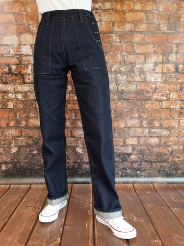 Marlene vintage denim jeans - denim,