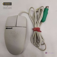 MICROSOFT BASIC MOUSE 3.0 PS/2 COMPATIBLE TRACKBALL 3892A751 X05-95267 VINTAGE