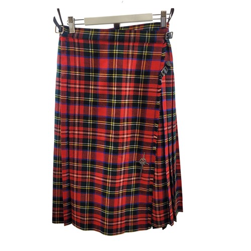 Unisex kilt skirt red - kilt, tartan