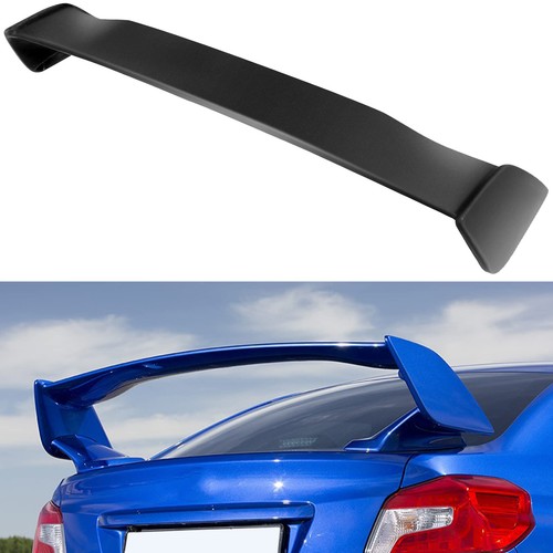 Black abs rear spoiler wing - black,