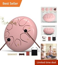 Stylish 6-Inch Pink Rain Drum