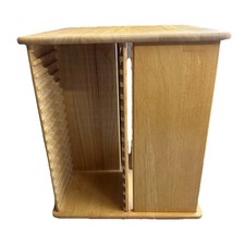 Wooden rotating rack - cd,