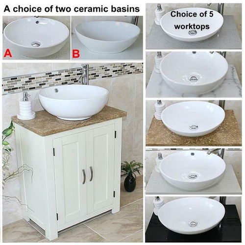 Bathroom vanity unit white - unit,