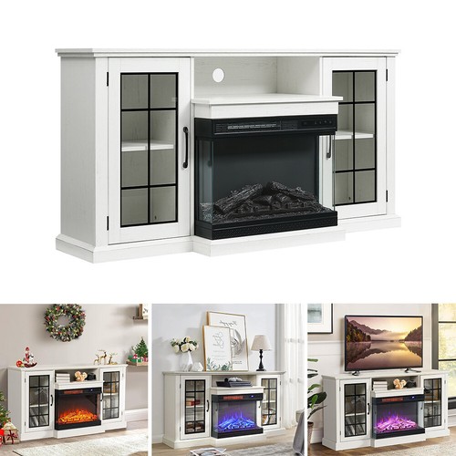 Electric fireplace with - fireplace,
